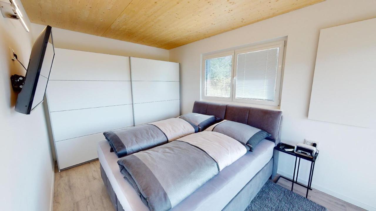 Modernes Ferienhaus Mit Panoramablick Rosegg Extérieur photo